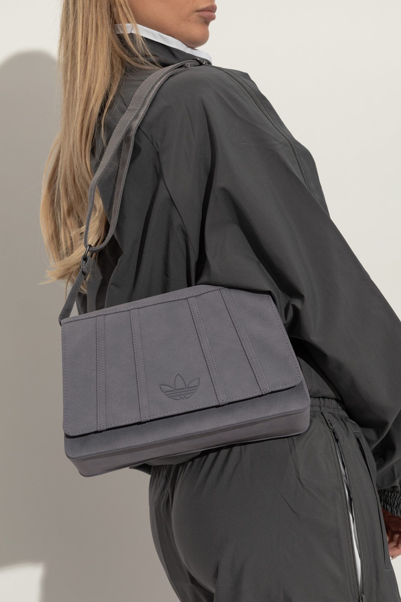 Grey Shoulder bag with logo ADIDAS Originals - Vitkac Italy